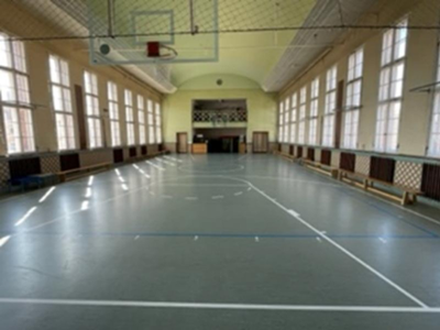 Doppelturnhalle Innenansicht